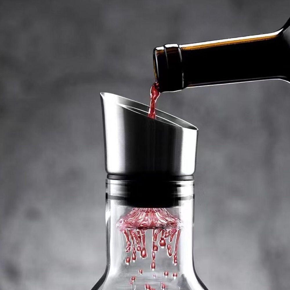 Mountain Shaped Iceberg Wine Decanter Glass Wine Aerating Pourer Creative Wine Aerator Party