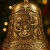 Bell Ornaments for Christmas High-quality Christmas Decorations Catholic Nativity Scene Bell Ornaments for Christian