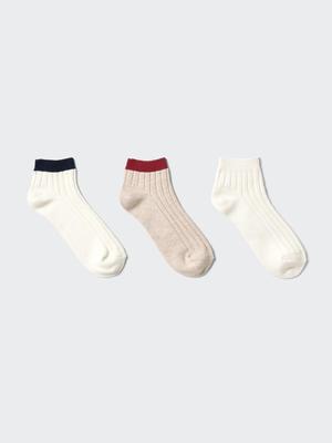Uniqlo Короткие носки 3 пары Rip Line