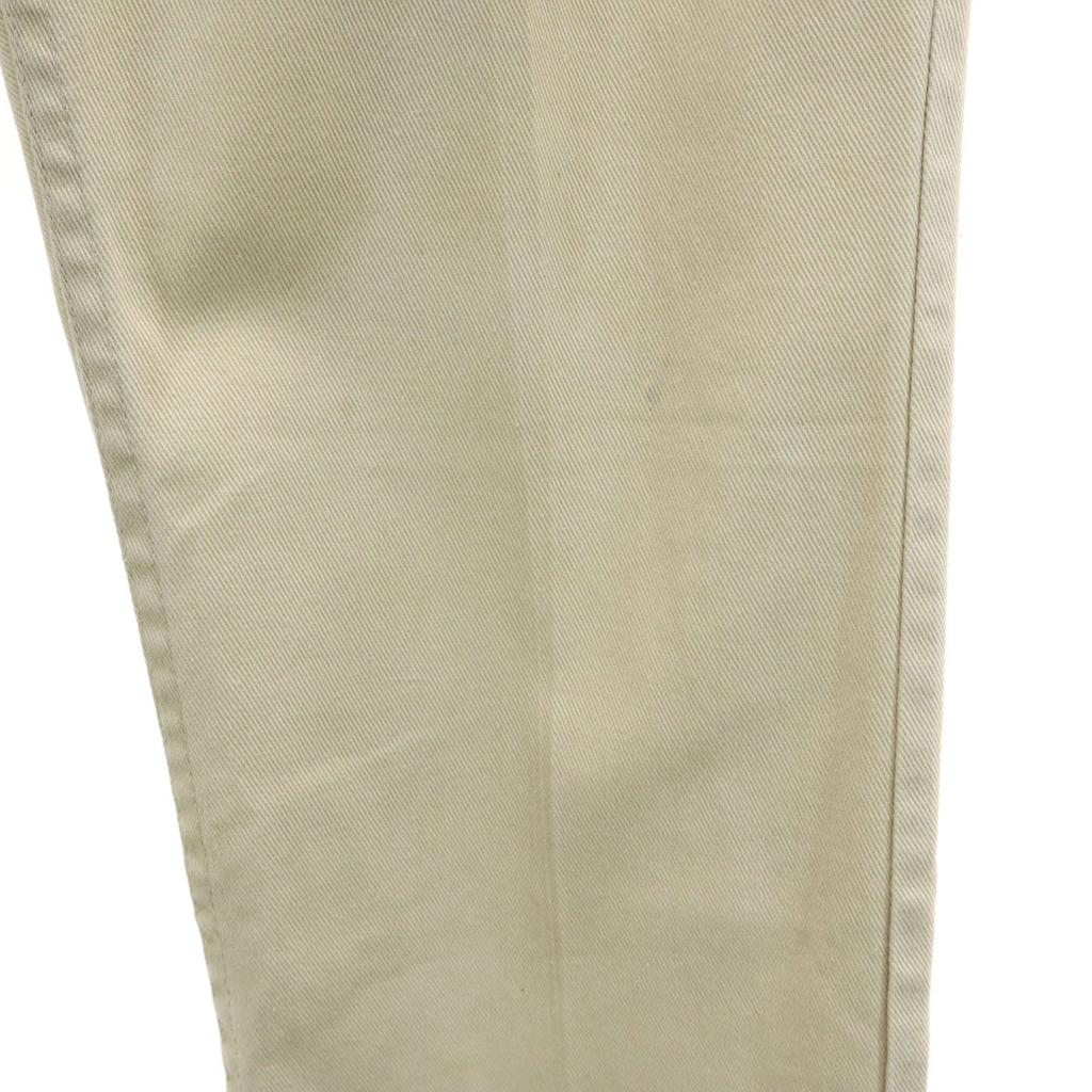 Levi's 70s Big E Vintage Long pants beige STA-PREST TALON Zip Men's Used