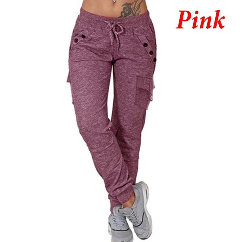 Новые высококачественные женские модные повседневные брюки, свободные брюки с высокой талией, эластичные узкие спортивные брюки