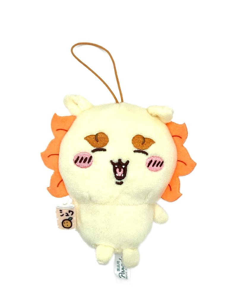 Chestnut Manju and Shisa 10cm ChiiKawa Mascot, Approx. (Shisa)