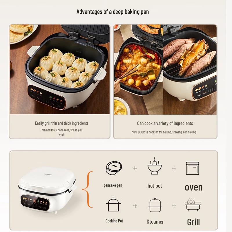 SUPOR Smart Detachable Electric Griddle & Breakfast Maker