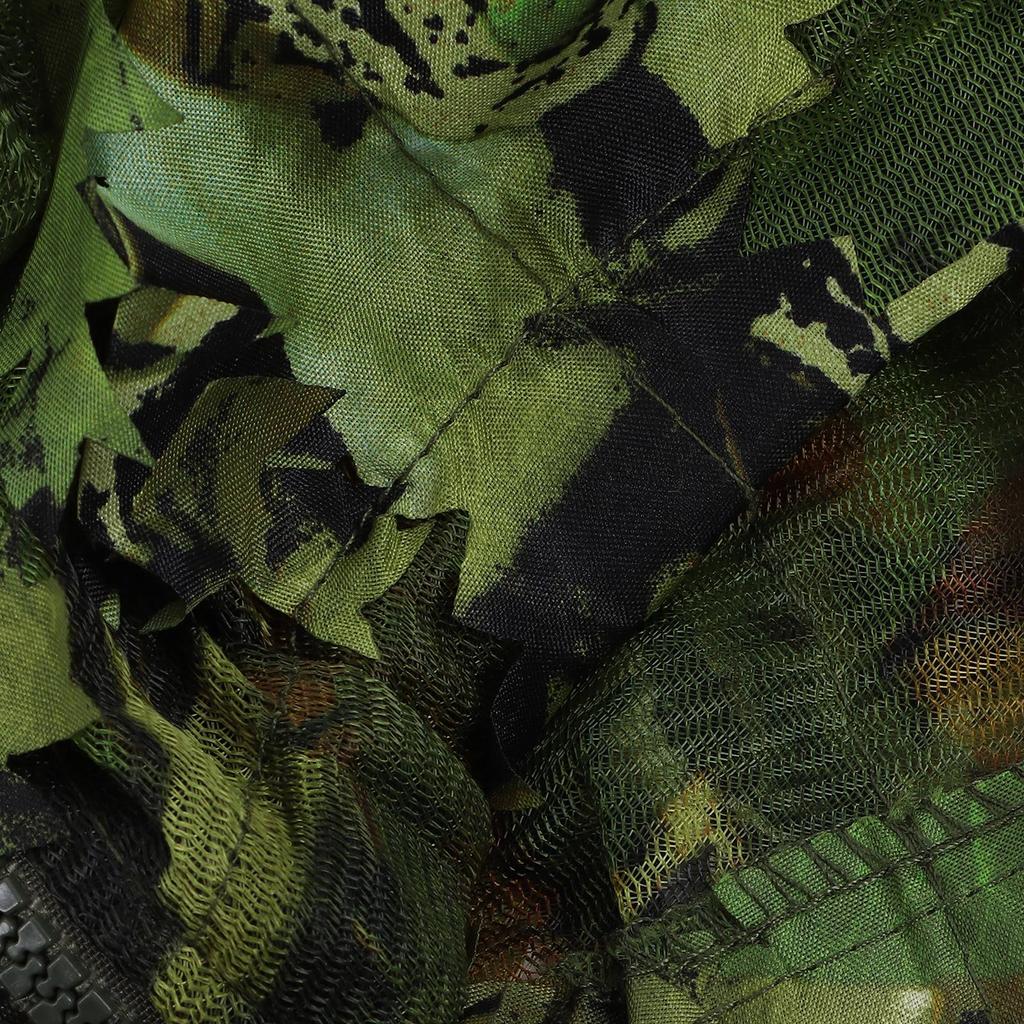 Зеленый Дикий Камуфляжный Костюм Ghillie 3D Лист Куртки и Штаны Комплект Одежды Для Охоты