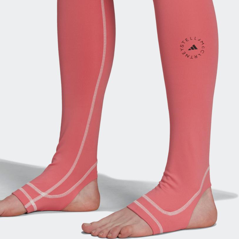 Adidas Полосатые повседневные спортивные брюки для фитнеса с высокой талией, женские брюки розового цвета GU9465