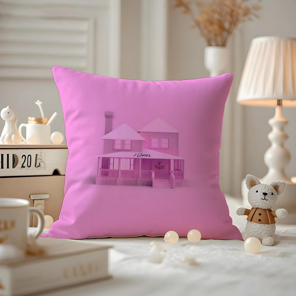 A-A-Ariana Grande Album Cushion Cover Pattern Printed Pillowcase For Living Room Sofa Cushion Cover & Bedroom Decor
