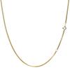 Sears 18K Gold Chain Curb Necklace, Chain, Lightweight, Approx. 1.6mm, 1.6g, 40cm, Sc71-0002-40