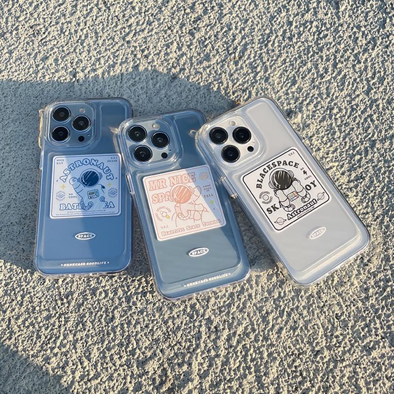 Чехлы для Iphone 13 Pro Max, прозрачный чехол для телефона с рисунком астронавта для Iphone 11 12 Pro Max Xr Xs Max 7 8 Plus X, мягкий бампер