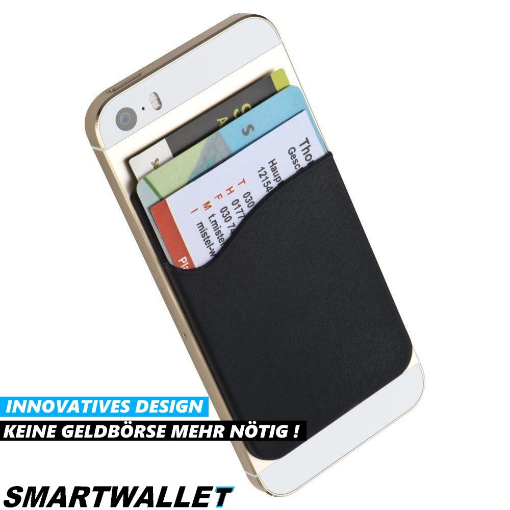 SMARTWALLET Удобный держатель для карт Кредитная карта Смартфон EC-карта Чехол-футляр Отделение