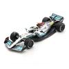 Spark Scale Scale Petronas F1 W13 F1 Team 2022 French GP 2nd Place GP300 Race Hamilton with Acrylic Case 1/18 Mercedes-AMG E-Performance #44 L.