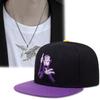 Мужская шляпа из 2 предметов с вышивкой и плоскими полями в стиле хип-хоп, кепка с язычком, диск-компас, подвеска, ожерелье, комплект, спортивная бейсболка, пара, модная повседневная шляпа от солнца
