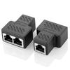 1 к 2 способам Сетевой кабель Ethernet RJ45 Разветвитель-коннектор Адаптеры