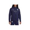 Nike Мужская куртка с капюшоном England Windrunner Tech Fleece на молнии с длинным рукавом Мужская куртка Фиолетовые чернила FZ5828-555
