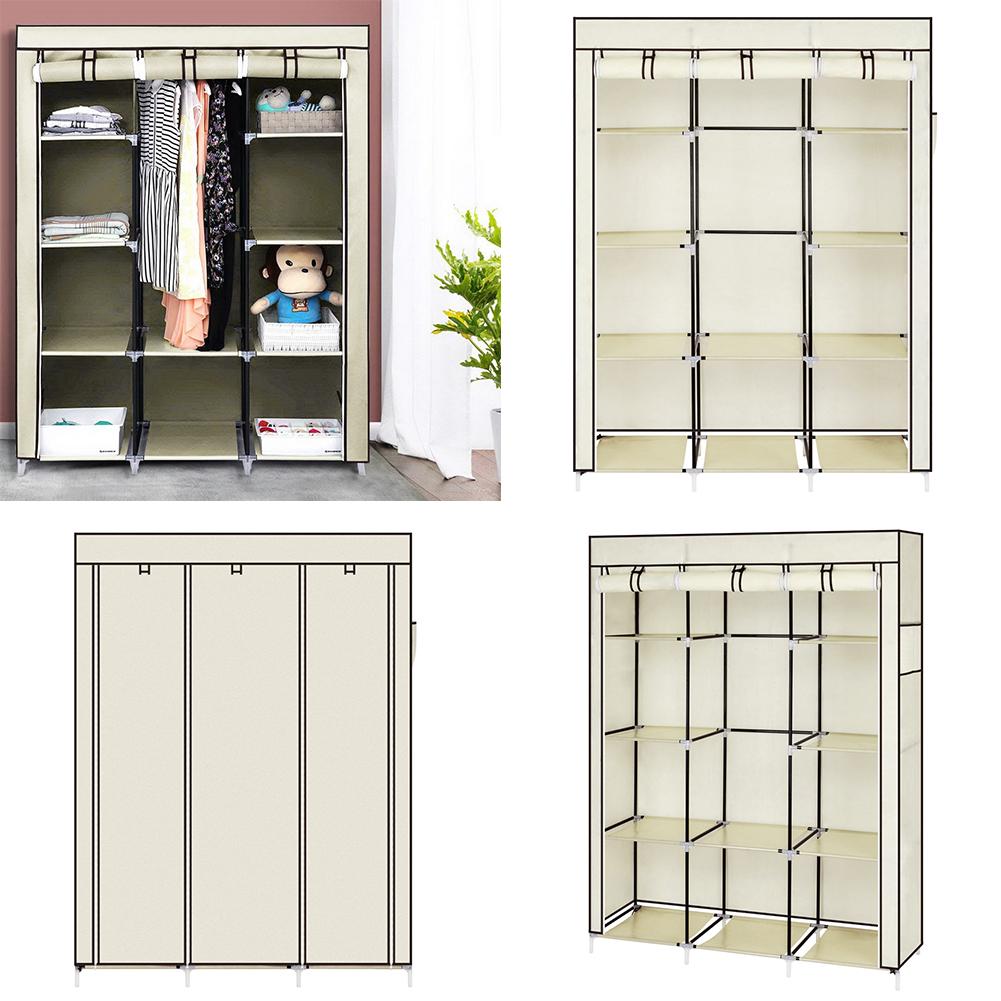 Нетканый шкаф для гостиной, складной портативный пылезащитный шкаф для хранения мебели, бытовой шкаф для спальни