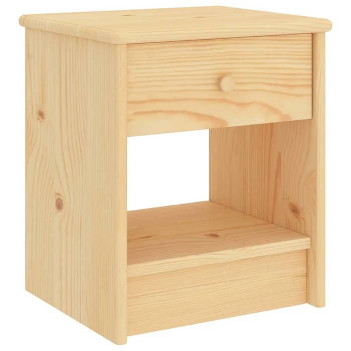 Maison Exclusive - Table de chevet naturel 35x30x40 cm bois de pin massif