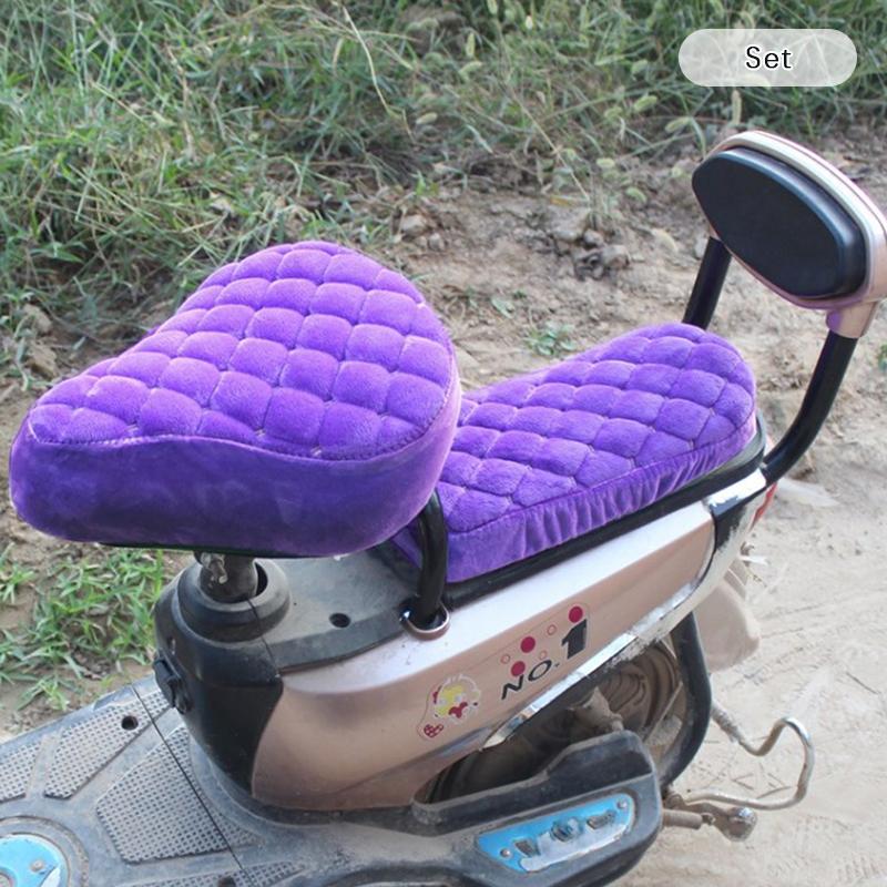 Чехол на сиденье электрического велосипеда, универсальный чехол на сиденье автомобиля, аккумулятора, велосипеда, удобный утолщенный чехол