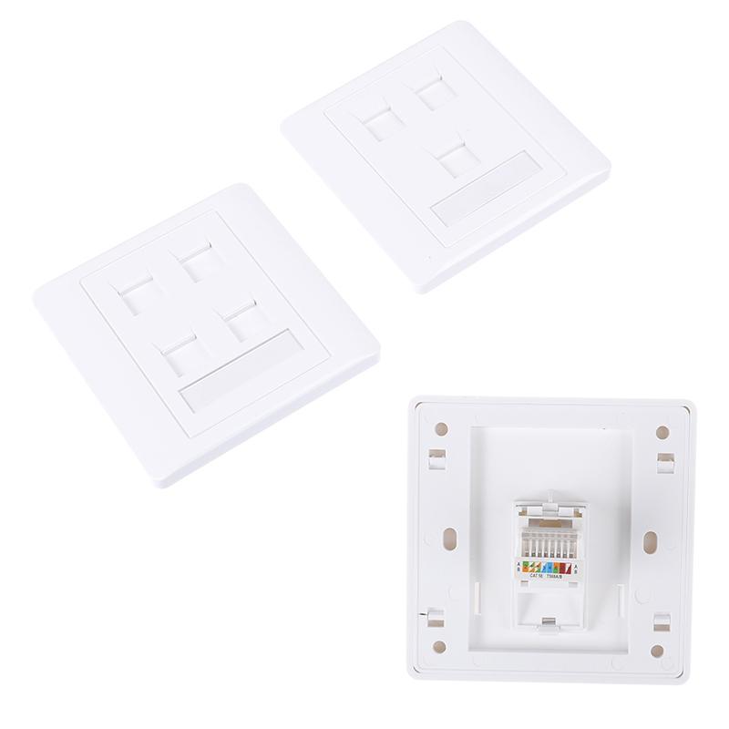 86-типовая компьютерная панель розеток сетевого модуля Cat5E Rj45, интерфейсная розетка