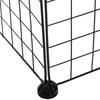 Metal Pet Fence, Metal Playpen with 36 Panels, Small Animals, Detachable, DIY Design, Black, 146x73x73cm
