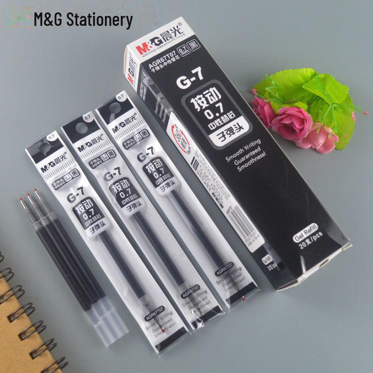 Сменный стержень для ручки Morning Light G-7 0,7 мм — фирменный наконечник-пуля для студентов.