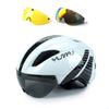 YUMAJ Aero Lightweight Cycling Helmet Road Bike Riding Half Shell Design CE CPSC Certified Black Red M/L