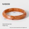 Best-selling vintage versatile gradient multicolor resin bracelet, high-end layered bracelet for women