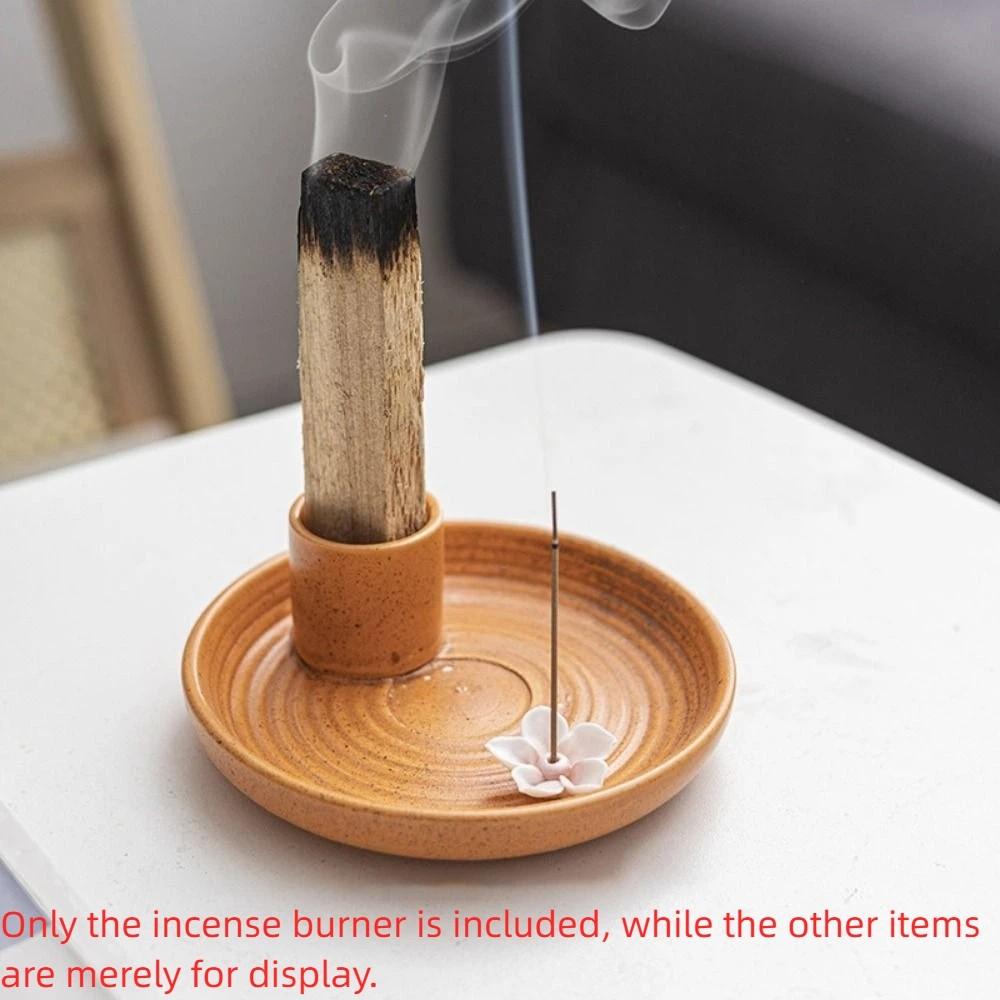 3 in 1 Sage Palo Santo Holder Incense Stick Holder  for White Sage & Palo Santo & Cone