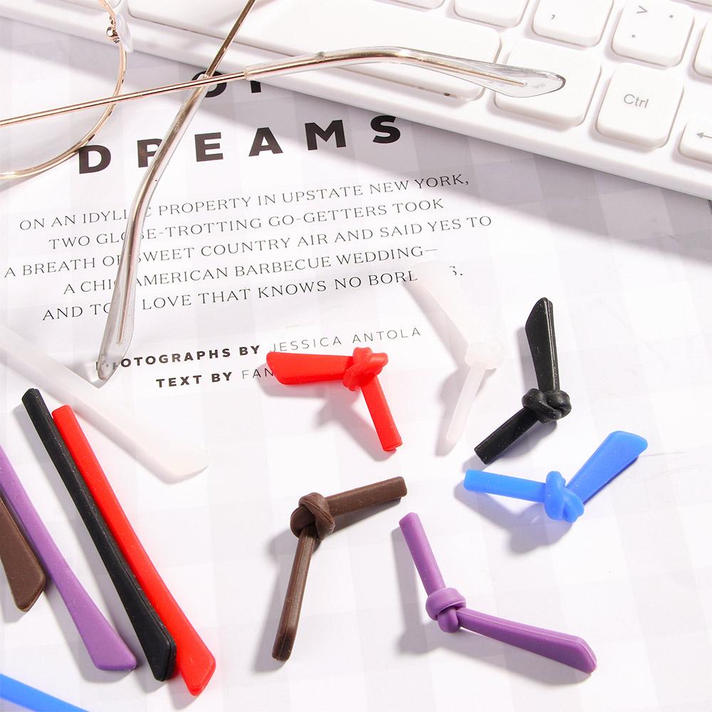 Square Grips Silicone Tubes Glasses Ear Ear Hook Temple Tips