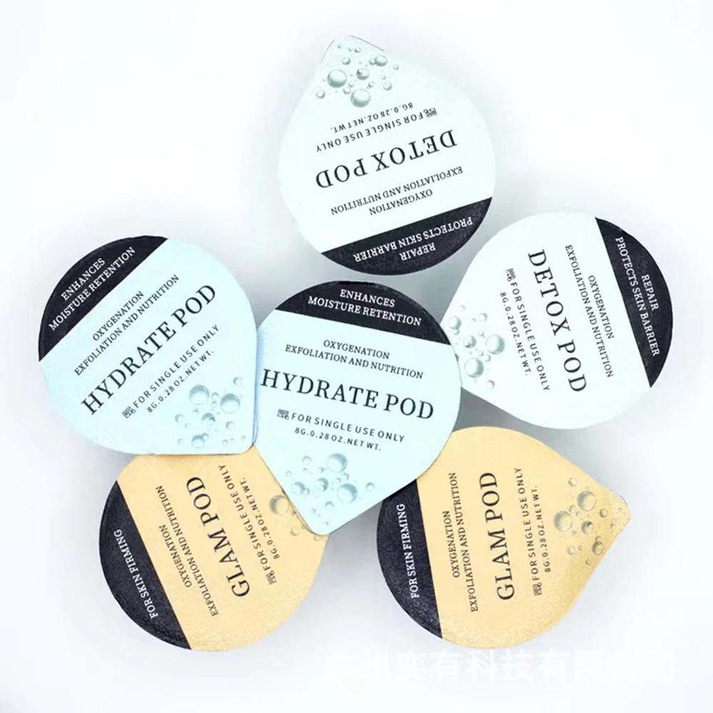 Увлажняющий Glam Revive Detox Illuminate Kit Pods Serum Facial SPA Serum For Bubble Beauty Machine Facial Oxygen Aqua CO2 Serum Gels