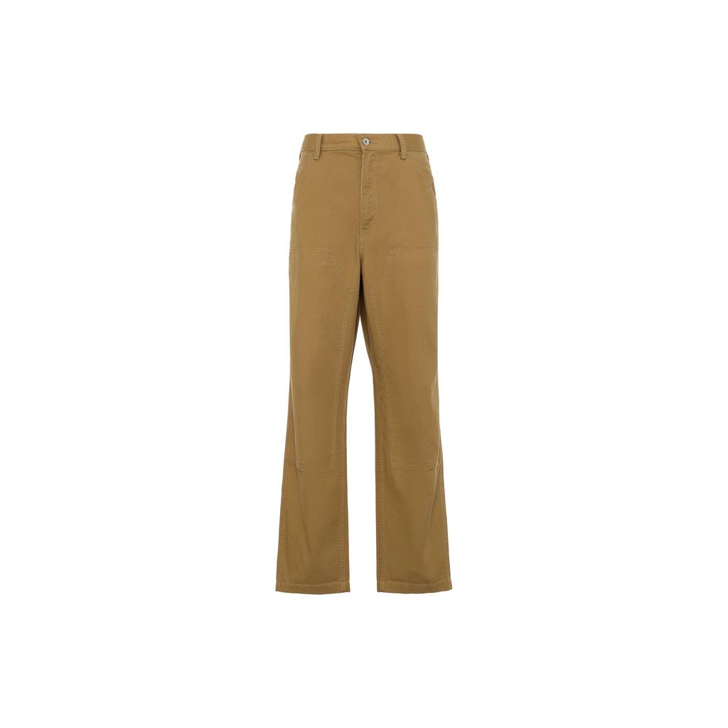 Uniqlo SS23 Однотонные Повседневные Рабочие Брюки Мужские Брюки Верблюжий 457928-34