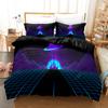 3D цифровая печать полиэстеровое волокно планета звездное небо астронавт постельное белье комплект из четырех предметов комплект из трех предметов простыни