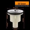 LISM Stainless Steel Mop Sink Drainer Kit