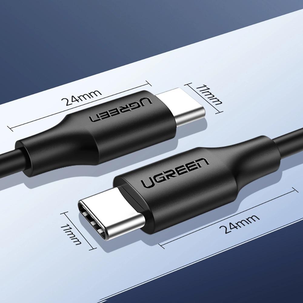 Ugreen Usb Type C Cable For Charging And Data Transfer 3A 0.5M Black (Us286)