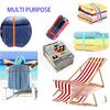 12pcs Towel Bands Silicone Rubber Towel Bands 12x0.4 inches for Beach Chair Stretchable Chair Bands Beach Towel Clips for Beach Pool & Cruise Chairs