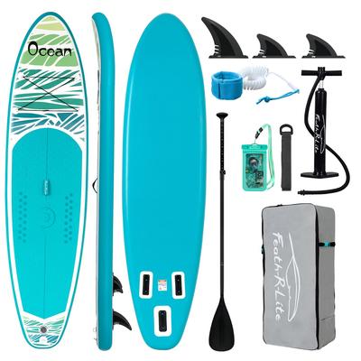 Надувная доска для сапсерфинга FunWater SUPFR03F – 335x83x15 см – стабильная, легкая и полный комплект для начинающих и опытных пользователей