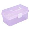 Многофункциональный контейнер для хранения инструментов для нейл-арта, маникюра, макияжа, косметики(Фиолетовый S)