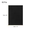 Uxcell 60 листов черного картона x 200GS картонная бумага для принтера для поделок приглашений открыток скрапбукинга живописи 20" 15" M/75lb