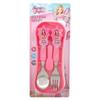Secret Jouju Lumi Spoon Fork Case Set SJK-J1051, Pink, 1 Set, Spoon + Fork