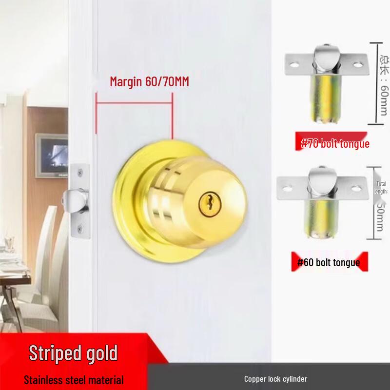 Junceng Universal Home Door Knob Lock