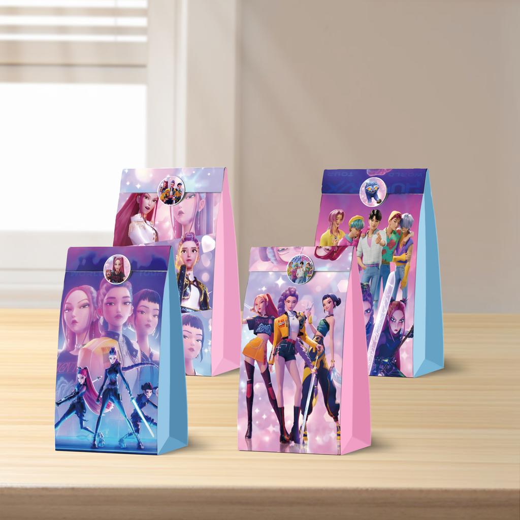 Huntress Candy Paper Bags Birthday Party Gift Bags Wrapped Paper Bags Popcorn Bags