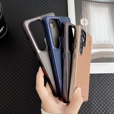 Подходит для чехла для мобильного телефона Samsung S25ultra Высококлассный чехол-книжка Samsung с магнитной фиксацией Полная защита S24u Гальваническое покрытие 23u Кожаный чехол для бизнеса