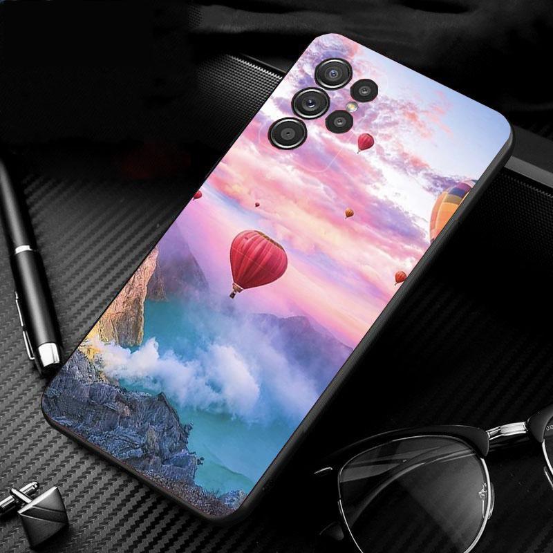 Hot Air Balloon Phone Case For Samsung S25 S24 S23 S22 S21 S20 Ultra S20 S22 S21 S20 FE S24 Plus Shell Case