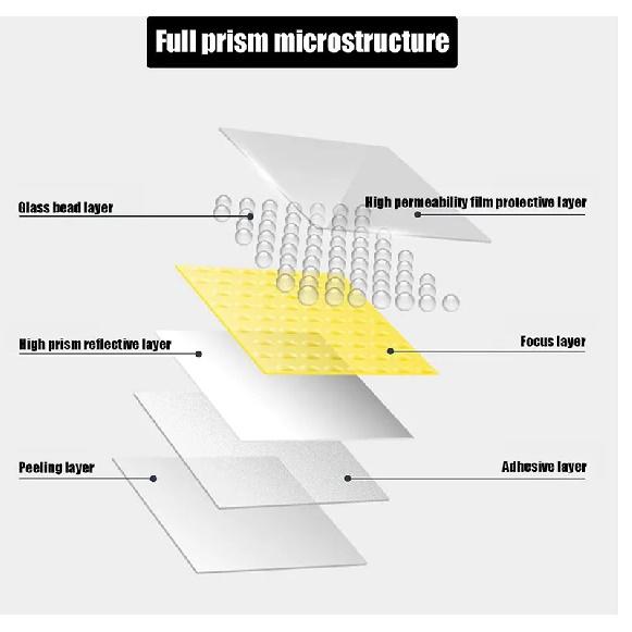 Solid Color Reflective Stickers Personality Waterproof Car Class Modification Warning Signs Highlighting Safety Reflective StripPinstriping Tape 3