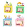 DIY Aquarium for Kids Handmade Toy Small Fish Tank Desktop Decoration Micro Blocks Ornament Christmas & Birthday Gift