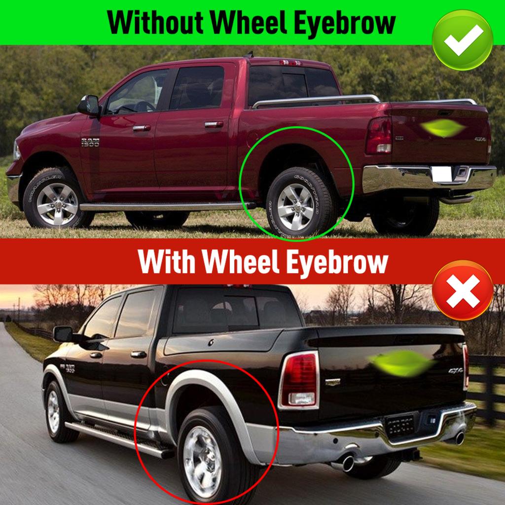 4PCS Splash Guards Mudguards Compatible with Dodge Ram 1500 2500 3500 2009 2010 2011 2012 2013 2014 2015 2016 2017 2018