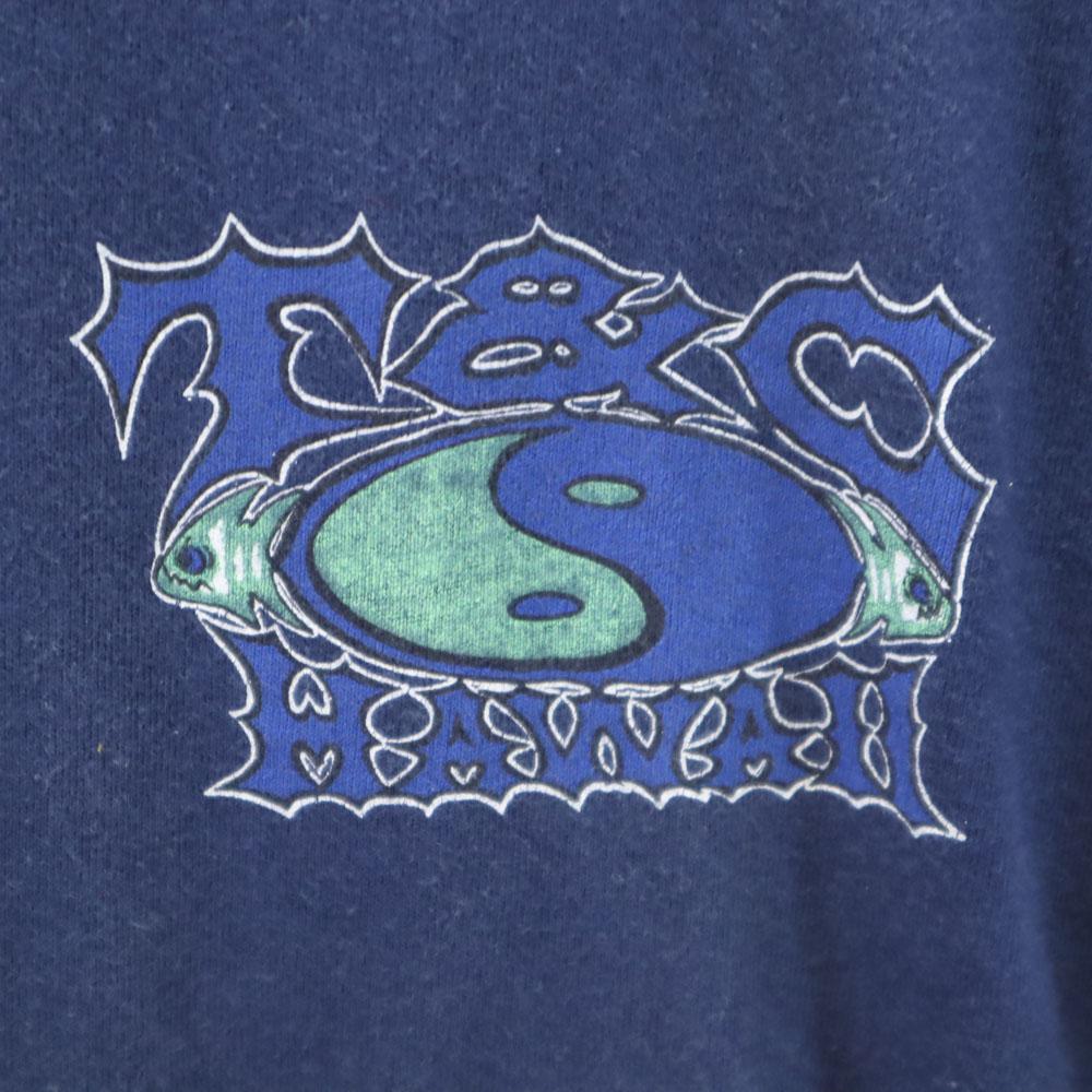 Town&Country 90-е годы Сделано в США старая футболка с одинарным швом Принт на спине Мужская Б/у