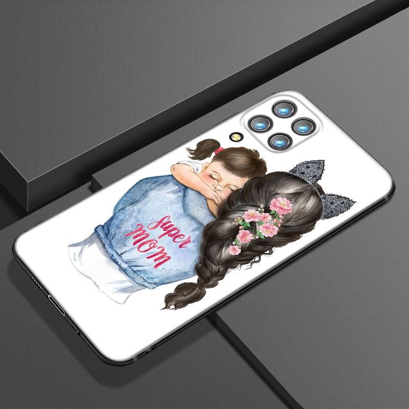 Beautiful Mother Daughter Son Phone Case For Samsung A21 A30 A50 A52 S A13 A22 A32 4G A23 A33 A53 A73 5G A12 A31 A51 A70 A71 A72