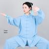 Мужской и женский костюм для тай-чи и боевых искусств - Весенне-летний фитнес, цигун и комплект для выступлений «Восемь парчовых кусков»