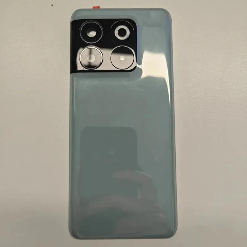 Задняя крышка для OnePlus 10T с крышкой для объектива камеры, сменный задний корпус телефона
