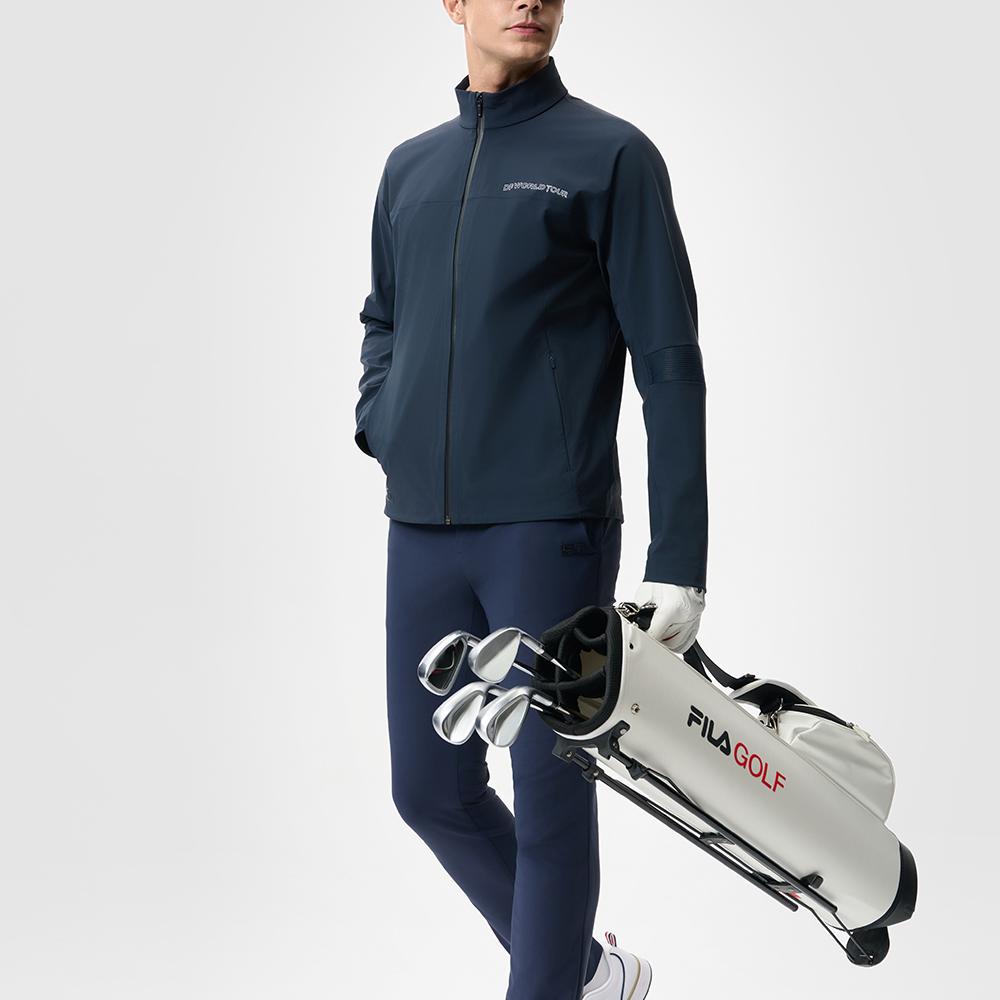 Новые куртки и пальто серии FILA Golf Мужские Tide Blue A11M515716F-DB