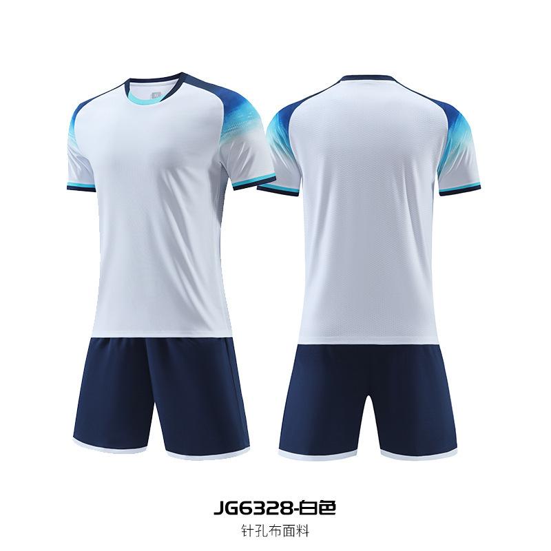 Football Jersey Set Light Version Jersey Men'S Game Jersey Adult Sports ShortSleeved Training Jersey